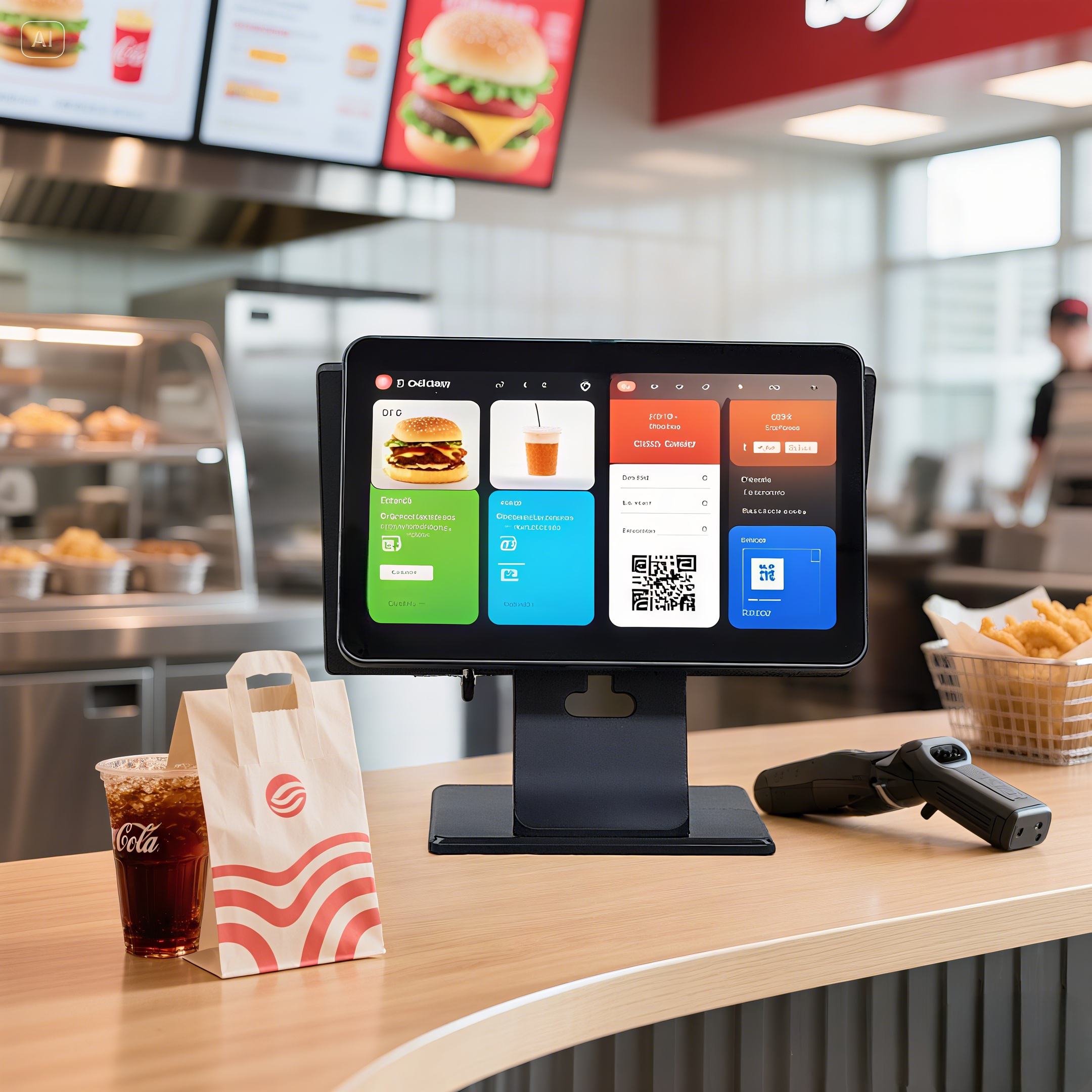 Aluminum Slim Touch-Screen POS Machine Aluminum Slim Touch-Screen POS Machine