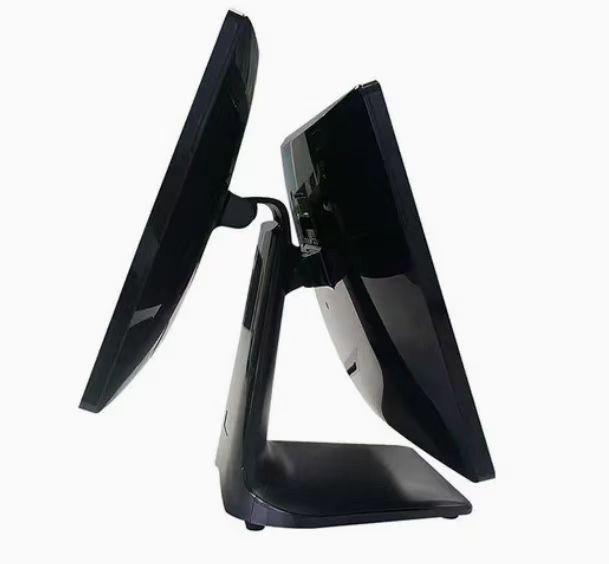 Good price 15" inch capactive touch screen POS system in Glossy black color 