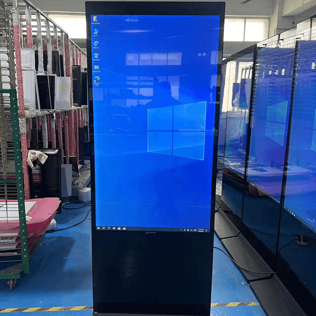 Buy Good quality 43 Inch Vertical Adverting All in One Screen PC Machine moniter