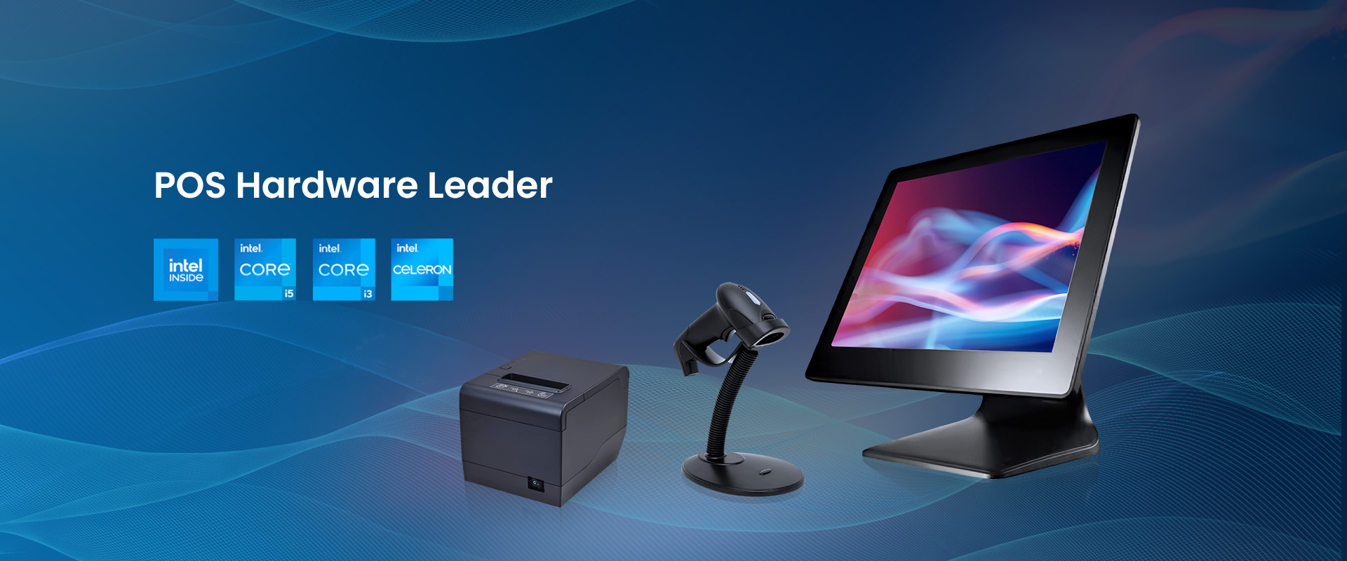 POS hardware leader featuring Intel Core i5, i3, and Celeron processors for reliable and high-performance POS solutions.