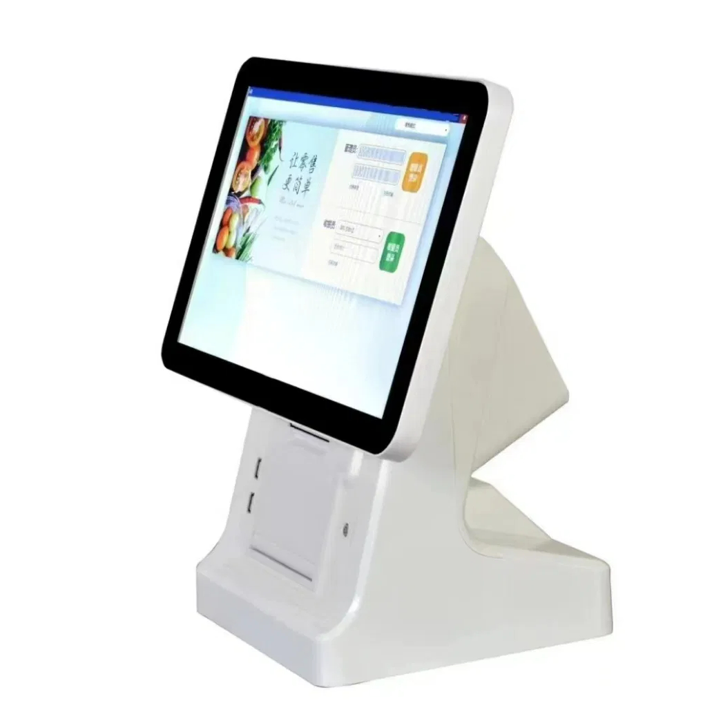 15.6 Inch Touch Touch Terrminal Dual Screen POS System with Printer