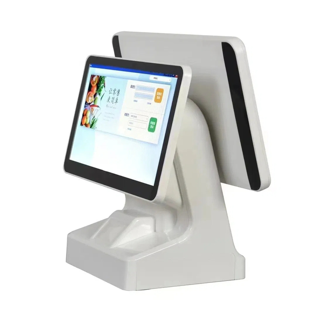 15.6 Inch Touch Touch Terrminal Dual Screen POS System with Printer
