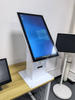 OAWELL OEM 23.8 inch Tablet Touch Kiosk in White color ,with 80 mm printer and barcode 